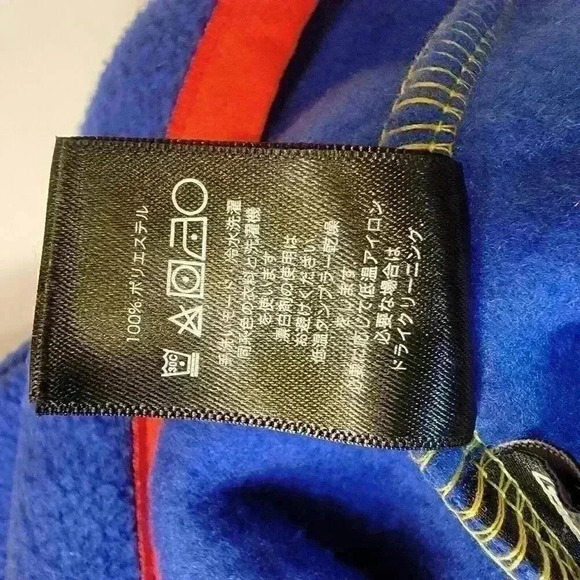 Obey Womens Half Zip Fleece Jacket Size Small Colorblock Kangaroo Pocket - Picture 7 of 12